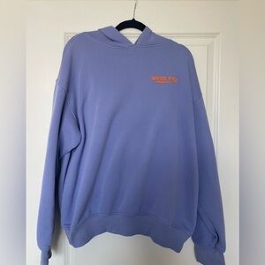 White fox Purple Hoodie